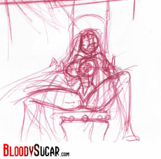 BloodySugar cover sketch 01